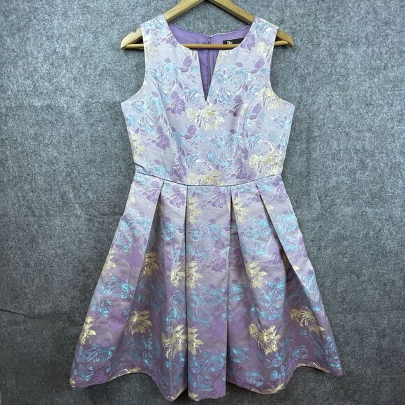 Chetta B Dresses & Skirts - Be by Chetta‎ B Dress 8 Lavender Gold Pleated Fairy Princess Formal Hoco Party